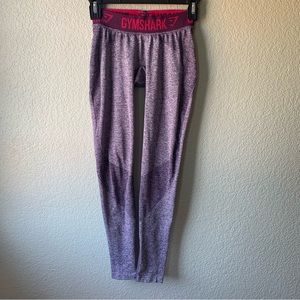 Gymshark Flex Heathered Purple Seamless Athletic Leggings XS full length
